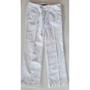 Ann Taylor White Trouser Jeans